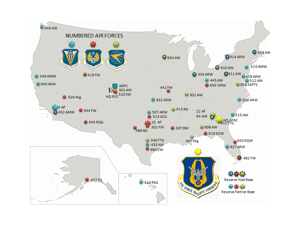 AFRC Units Map